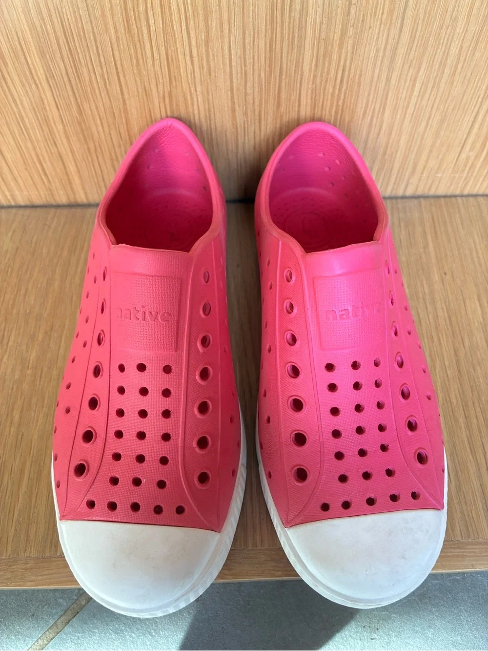 Native Kids Jefferson Shoes - Pink - Size J1